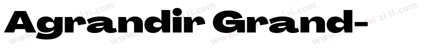 Agrandir Grand字体转换